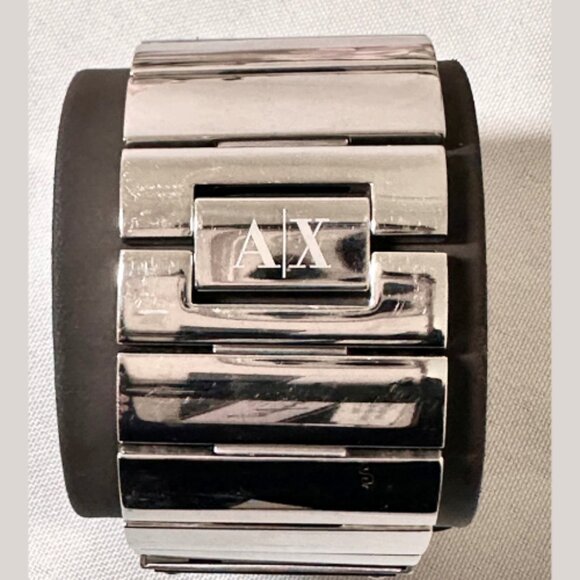 Armani Exchange Women's Wide Band Cuff Style Watch - Picture 8 of 12
